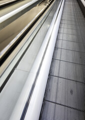Indoor escalators for pedestrians