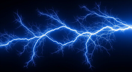 Fototapeta premium lightning in the night sky