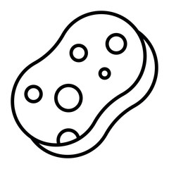 Sponge Icon Template – Cleaning Tool Vector Illustration