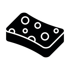 Sponge Icon Template – Cleaning Tool Vector Illustration