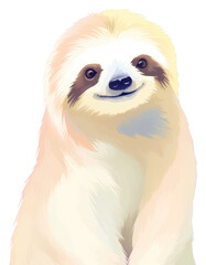 Naklejka premium PNG Sloth animal mammal pomeranian.