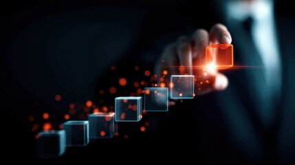 Obraz premium Organization growth accelerates through explaining operation structure that boosts opportunity and maximizes sales satisfaction and value