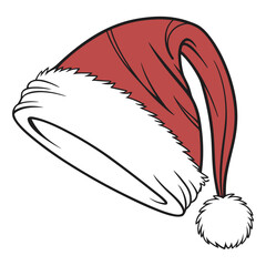 Santa hat, a festive accessory for christmas time