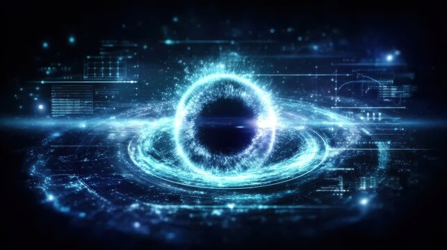 A cosmic rift station initiates a void exam with an abyss update enhancing monitoring deepening the database maximizing efficiency and echoing dark feedback to the void server