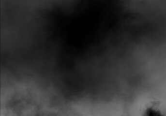 Abstract dark smoke and fog texture overlay background with mysterious atmosphere and shadowy clouds, ideal for dramatic effects and graphic design elements