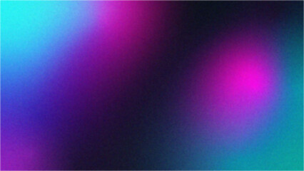Abstract blurred background with purple pink blue and teal color gradient and soft smooth transitions noise grain texture blur. holiday eerie night festive backdrop halloween