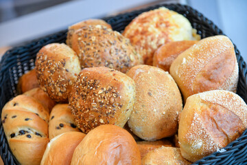 essen, brot, baked, backwaren, frühstück, backstube, brötchen, frisch, mahl, süss, weiß, isoliert, backen, dessert, braun, weizen, lecker, kuchen, brotzeit, abendessen, close up