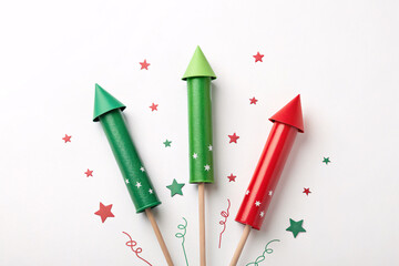 Festive handmade firecrackers with stars create a joyful holiday spirit for celebrations and cheerful seasonal designs so grab this now