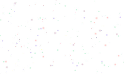 red and white confetti