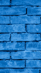 macro photo of blue brick with visible texture. background