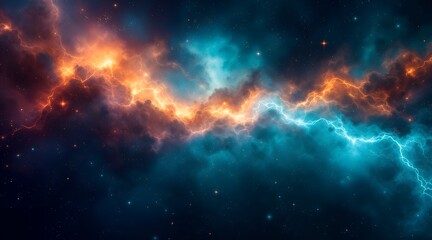 Fototapeta premium Drifting through the infinite sea of stars,