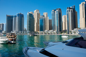 Skyline, Dubai Marina, Dubai, VereinigteArabische Emirate