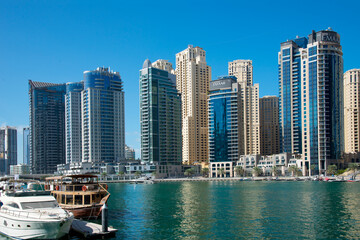 Skyline, Dubai Marina, Dubai, Vereinigte Arabische Emirate