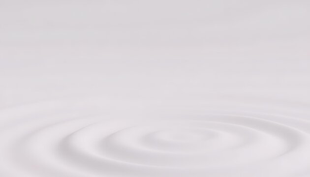 Abstract white ripples on a smooth surface creating a gentle circular wave pattern