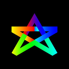 star image logo design