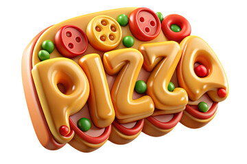 Eye-Catching Pizza-Themed Logo Design with Fresh Veggies for Marketing Campaigns