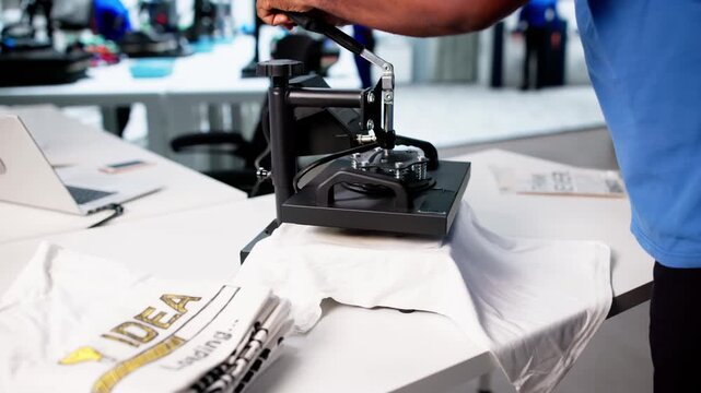 Custom Digital Print T-shirt Cloth Heat Press Machine