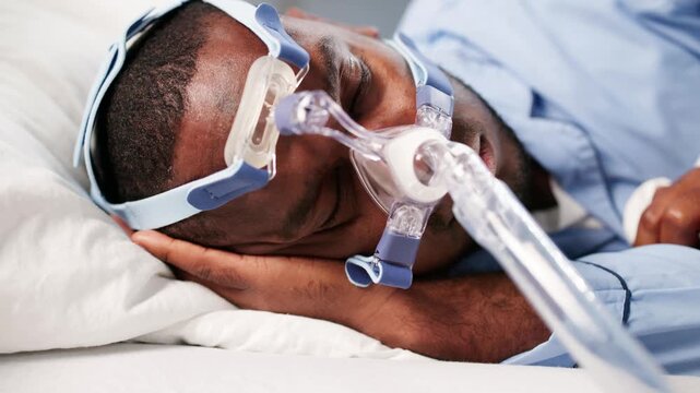 Sleep Apnea Oxygen Therapy, CPAP Mask