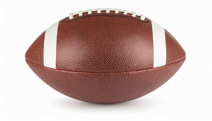 american football on white background