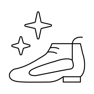 Portable Electric Shoe Dryer. Line icon on a white background. Editable stroke