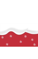 Christmas winter background with snowflakes