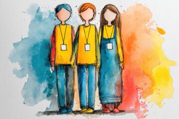 Volunteer outreach support event at community center help desk for local engagement