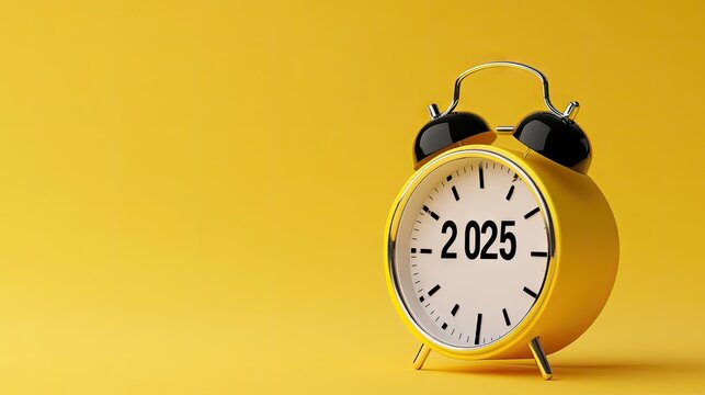 Close-up of a 2025 desk calendar set against a pastel background, emphasizing the New Year theme. Features space for notes and planning, ideal for organizing upcoming events and celebrations