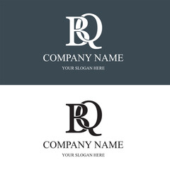 bq logo initial letter luxury royal logo. 