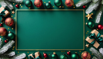 Ultra Realistic Christmas Green Layout