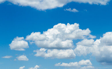 Blue sky with clouds