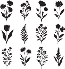 Seamless floral and leaf pattern vector nature design wallpaper texture summer spring decor illustration