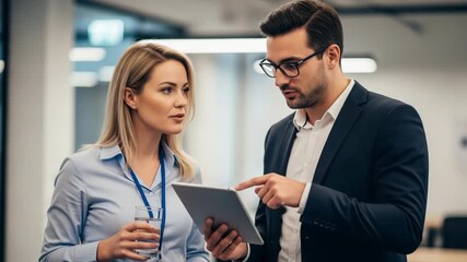 Close up of hands typing on laptop with data and search icons overlayed on screen - Powered by Adobe