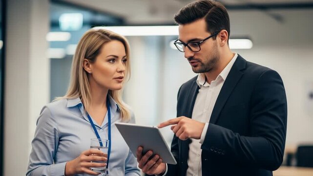 Close up of hands typing on laptop with data and search icons overlayed on screen - Powered by Adobe