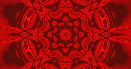 Tunnel video loop provides a mesmerizing visual experience with dynamic red patterns creating an engaging screensaver for relaxation or focus