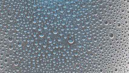 Condensation Background: Close-up of Water Droplets on a Glass Surface