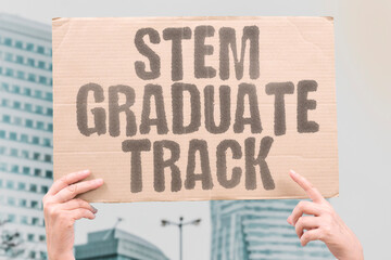 "STEM Graduate Track" Science job path. STEM. TECH. GRAD. JOBS. WORK.