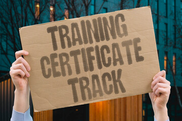 "Training Certificate Track" Skills upgrade. TRAIN. SKILL. LEARN. JOBS. CODE.