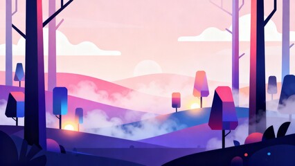 Obraz premium Surreal Forest