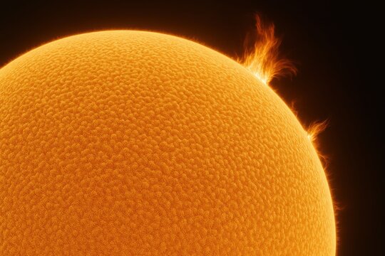 Remarkable Solar Flare Eruption From The Sun Photographed In Close Detail - Powered by Adobe