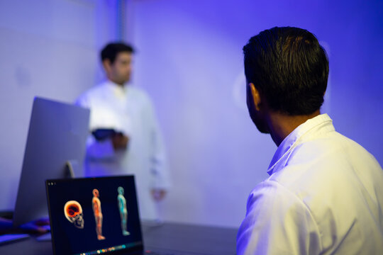 audiance indian man doctor, Medical Training Presentation. Hospital Medical Research. nurse and healthcare professional meeting sitting boardroom, Planning and brainstorming health