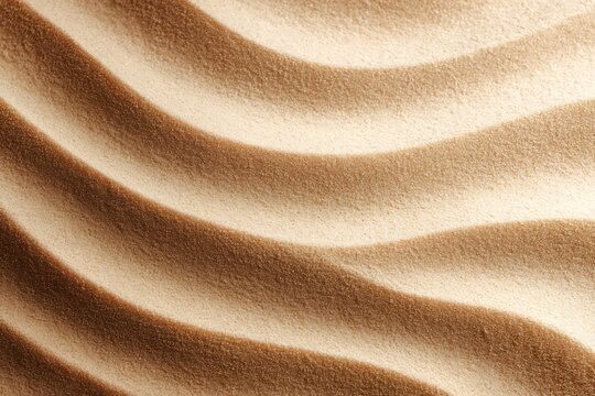 Fine beige sand with gentle ripple patterns