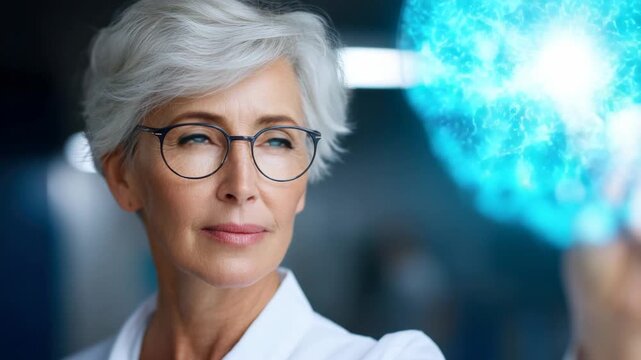 Exploring the future of technology with an innovator in a modern lab environment