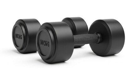3D Pair of 10 KG Black Dumbbells: Weight Training and Fitness Equipment

High-Quality Render of Rubber Hex Dumbbells for Gym and Home Workout

Strength Training Gear: 10 Kilogram Weights for Bodybuild