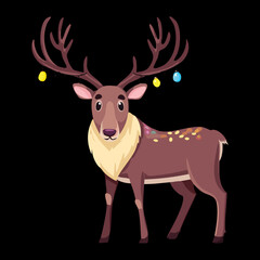 Sweet Baby Husky Puppy Sitting Happily on a Piece of Ice Wearing a Red Knitted Hat Ready for a Cold Winter Day