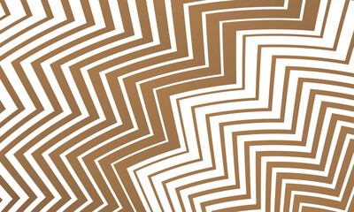  Abstract brown colour diagonal arc thik to thin zig zag gradient wave line pattern can be used for as background.