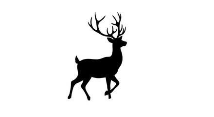 deer silhouette vector