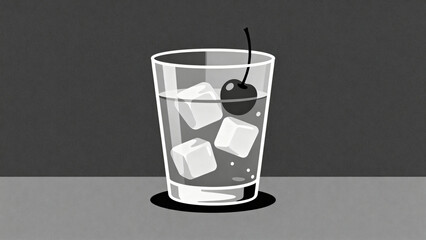 GlassWithIceCherryDrink