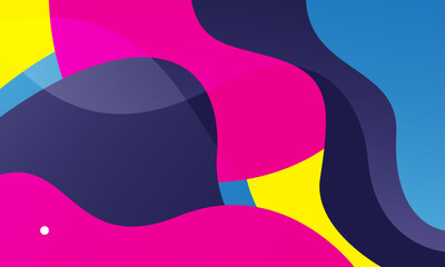 Abstract colorful wave background. Vector illustration