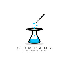 magic lab logo design vector