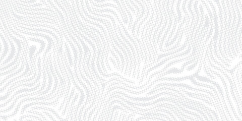 Subtle White Flowing Halftone Wave Pattern Background